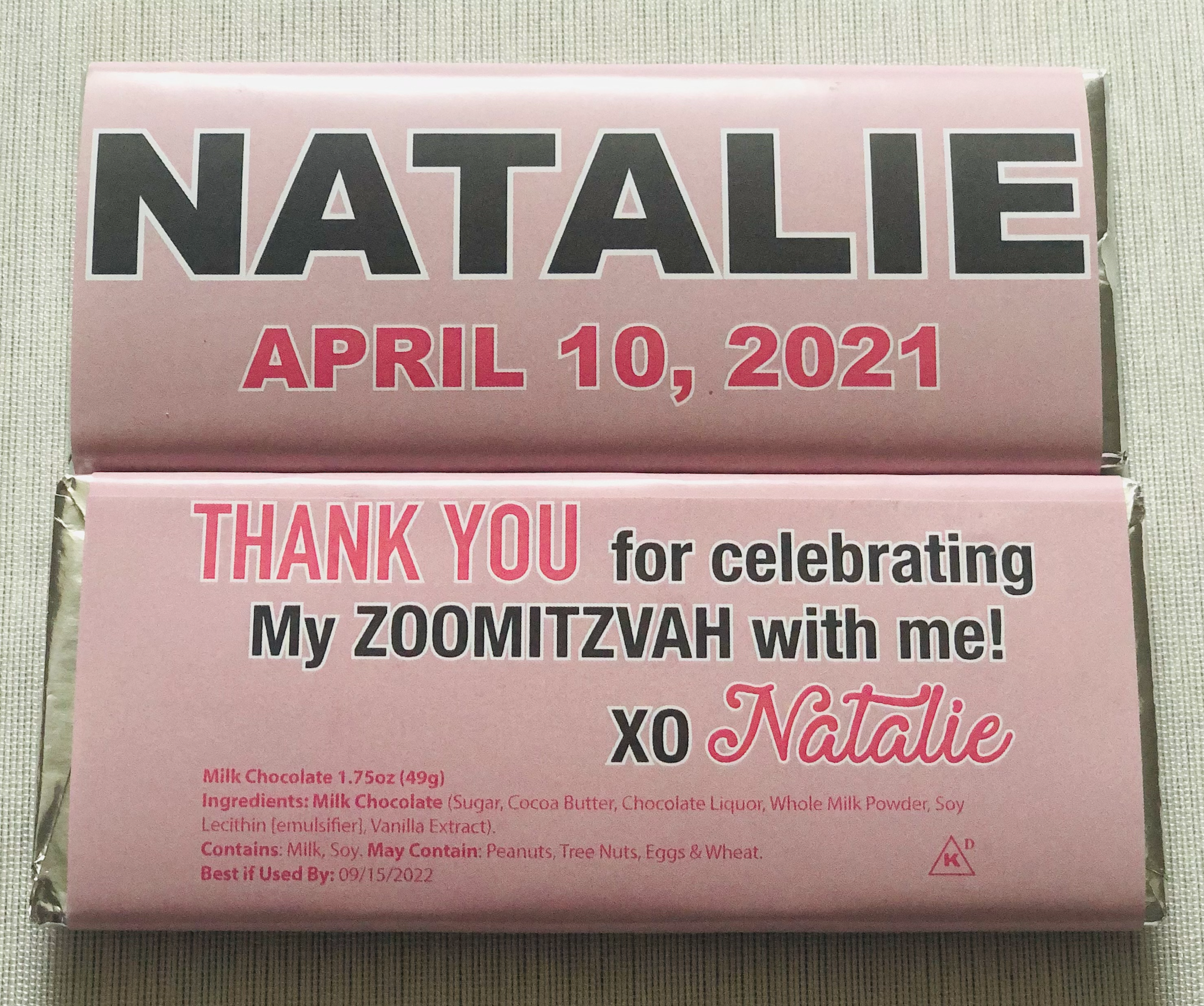 Custom Chocolate Bars